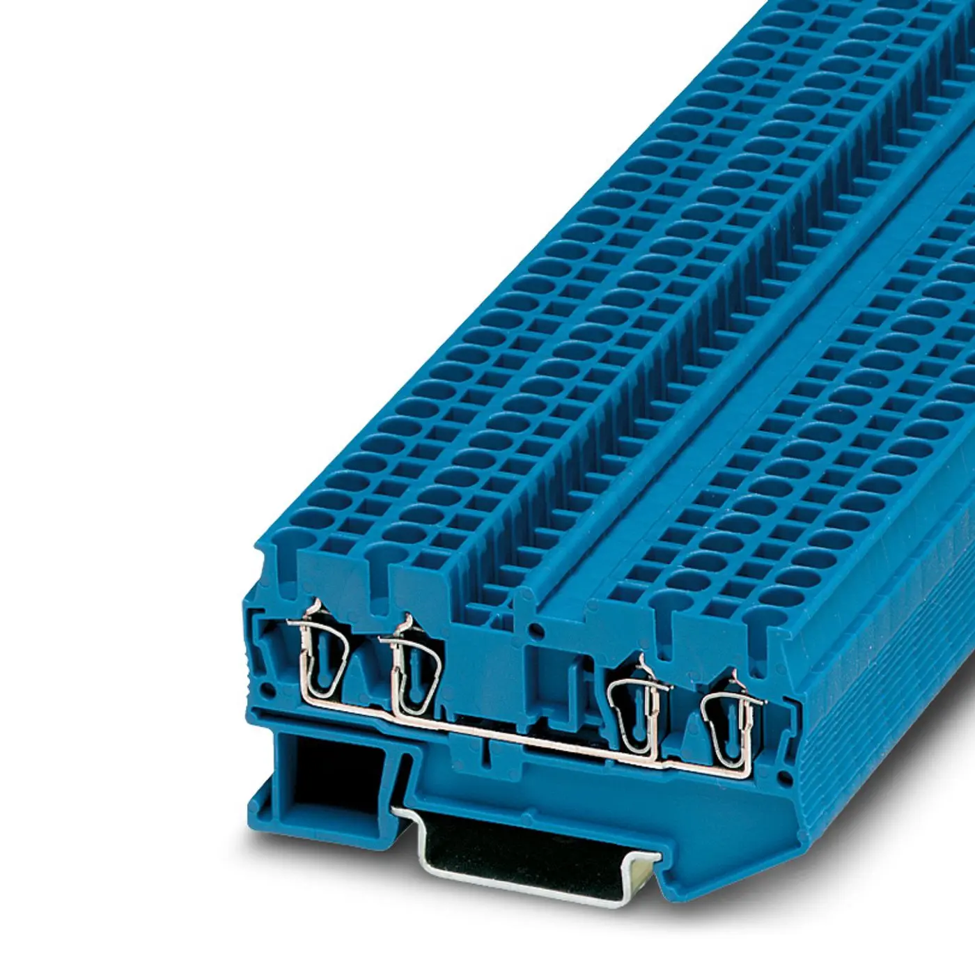 Produktfoto 1 von Phoenix Contact ST B2.5-QUATTRO BU Reihenklemme Blau, 2.5mm², 800 V / 28A