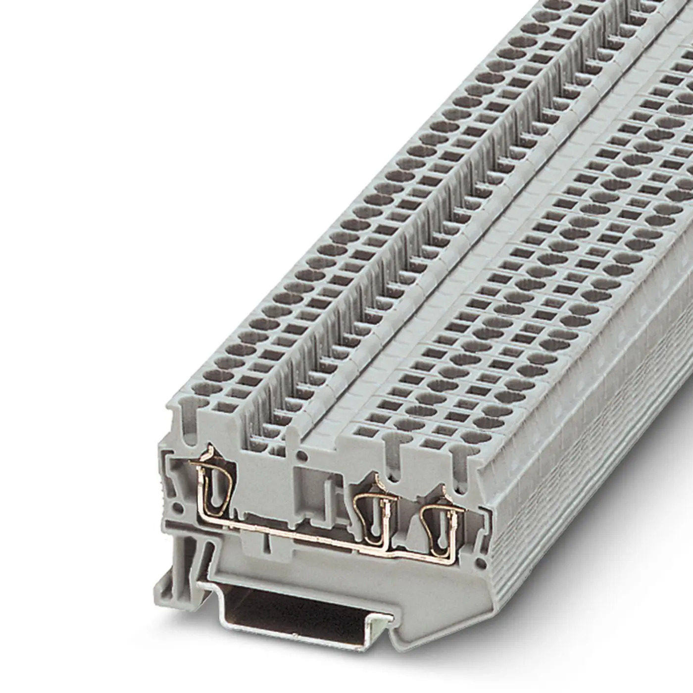 Produktfoto 1 von Phoenix Contact ST 2.5-TWIN Reihenklemme Grau, 800 V / 28A