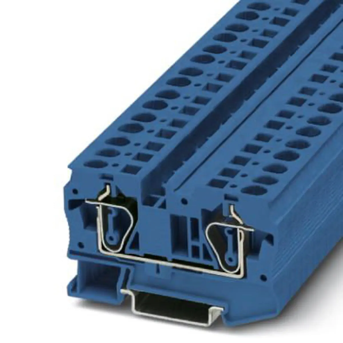 Produktfoto 1 von Phoenix Contact ST 6 BU Anschlussklemmenblock für Durchkontaktierung 1 Blau, 0.2mm², 10 mm², 1kV ZUGFEDER IECEx, ATEX