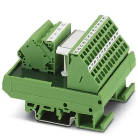 Produktfoto 1 von Phoenix Contact Schnittstellenmodul Flachbandkabel, Stecker, 14-polig, 250V ac/dc, DIN-Hutschiene 32A