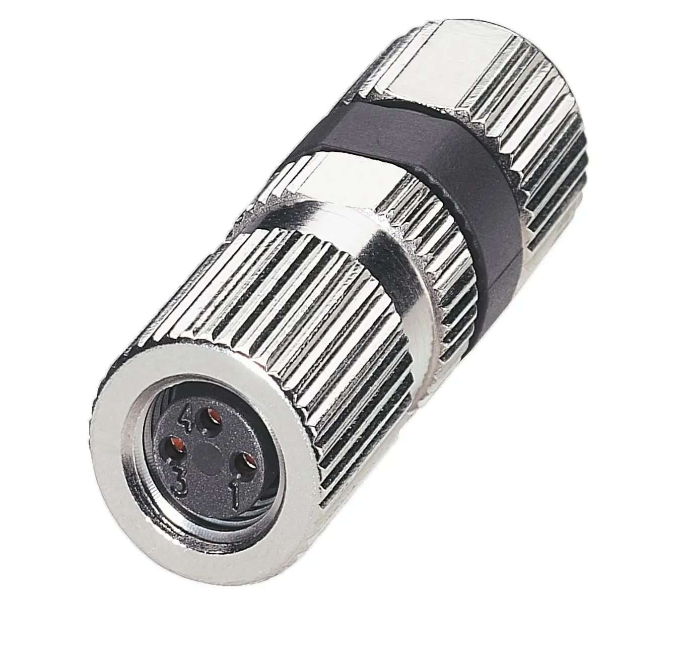 Produktfoto 1 von Phoenix Contact SACC M8 M8 Rundsteckverbinder Buchse 3-polig Buchse 4A Kabel IP68