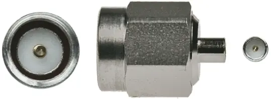 Produktfoto 1 von Hirose HF Adapter, 50 Ω, Gerade, 3 GHz Buchse Stecker, Koaxial Nennspannung
