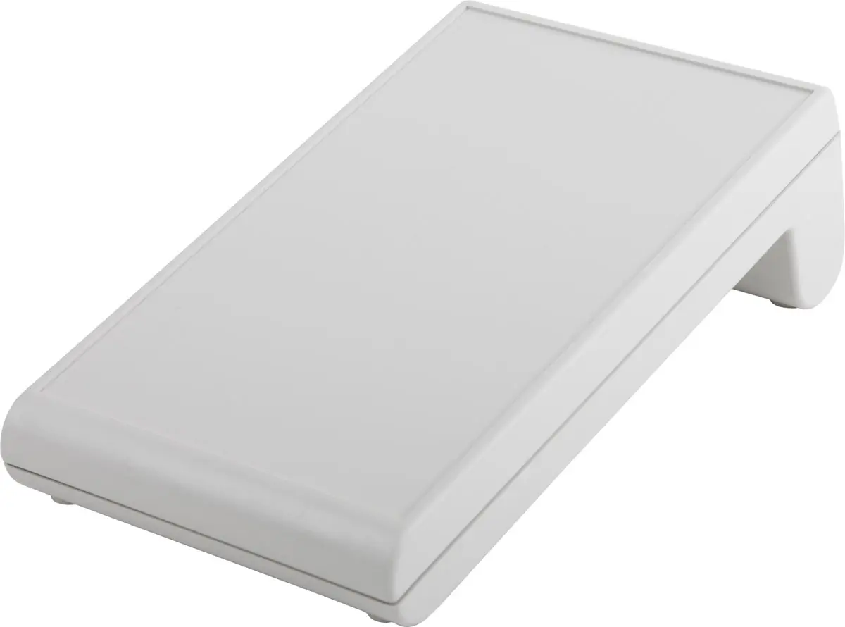 Produktfoto 1 von Bopla Bopult ABS Pultgehäuse Geneigte Front, Hellgrau, 176 mm 54 mm, 106 mm, 147 g