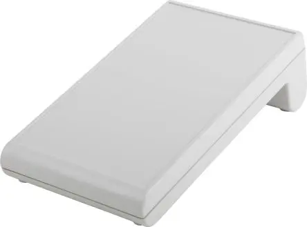 Produktfoto 1 von Bopla Bopult ABS Pultgehäuse Geneigte Front, Hellgrau, 176 mm 54 mm, 106 mm, 147 g
