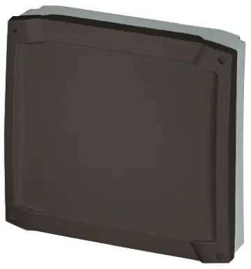 Produktfoto 1 von Bopla Bocard (Set) ABS Wandanschlusskasten Hellgrau, Graphitgrau IP65, HxBxT 203 mm, 229 mm x 59 mm