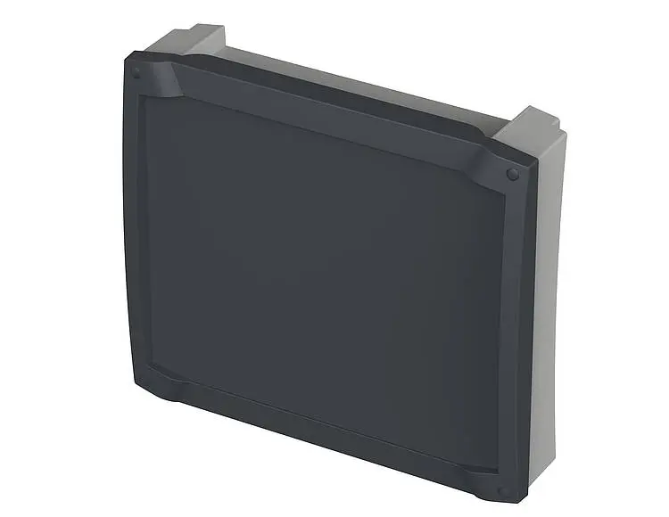 Produktfoto 1 von Bopla Bocard (Set) ABS Wandanschlusskasten Graphitgrau, Hellgrau IP65, HxBxT 233 mm, 264 mm x 69 mm
