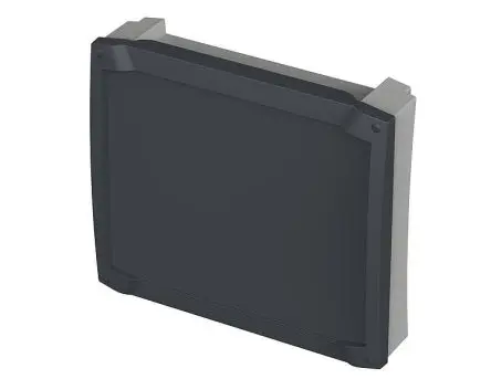 Produktfoto 1 von Bopla Bocard (Set) ABS Wandanschlusskasten Graphitgrau, Hellgrau IP65, HxBxT 233 mm, 264 mm x 69 mm