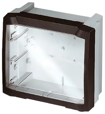 Produktfoto 1 von Bopla Bocard (Set) ABS, Polycarbonat Wandanschlusskasten Hellgrau, Graphitgrau IP65 Transparente Tür, HxBxT 234 mm, 264