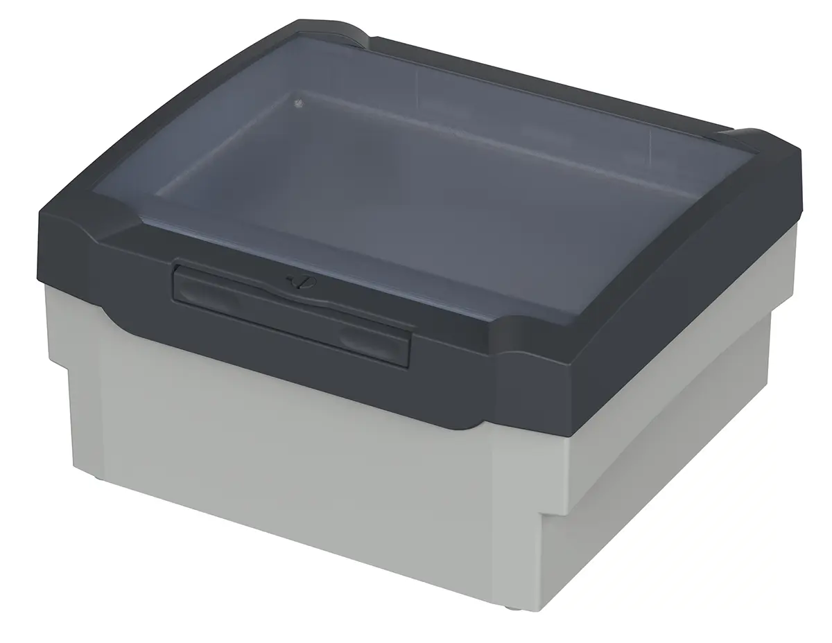 Produktfoto 1 von Bopla Bocard (Set) ABS, Polycarbonat Wandanschlusskasten Graphitgrau, Hellgrau IP65 Transparente Tür, HxBxT 204 mm, 229