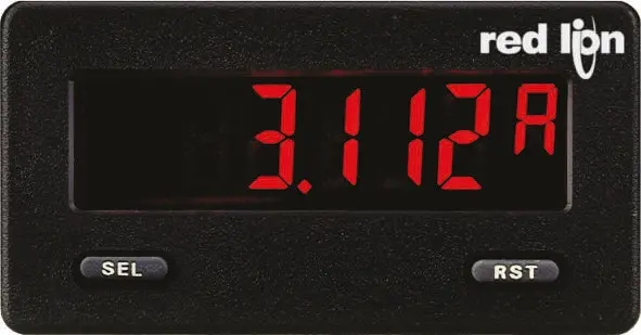Produktfoto 1 von Red Lion CUB5I Digitales Strommessgerät 200 mA DC, 68 mm x 33 mm T. 43.4 mm / 0.1 %