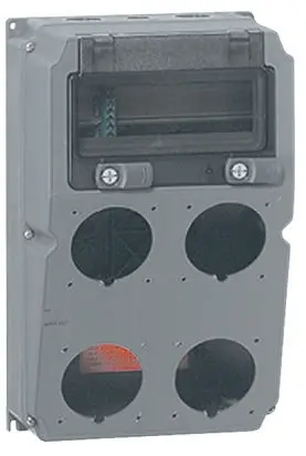 Produktfoto 1 von Legrand 9 HYPRA Verbrauchereinheit aus Kunststoff, 32 A REACH, IEC 61439-2-3, RoHS IP66, IP55, IP44 HYPRA