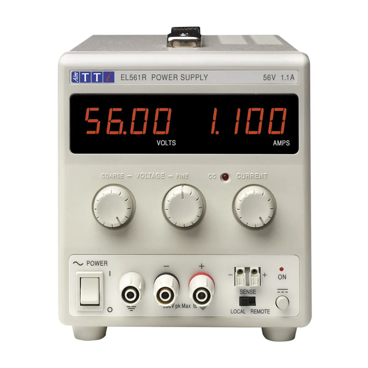 Produktfoto 1 von Aim-TTi EL561R Digital Labornetzgerät 60W, 0 → 56V / 0 → 1.1A, ISO-kalibriert