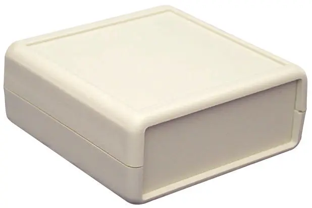 Produktfoto 1 von Hammond, Schalengehäuse, Grau, ABS, IP54 21 mm, 92 mm, 66.5 mm, 1593