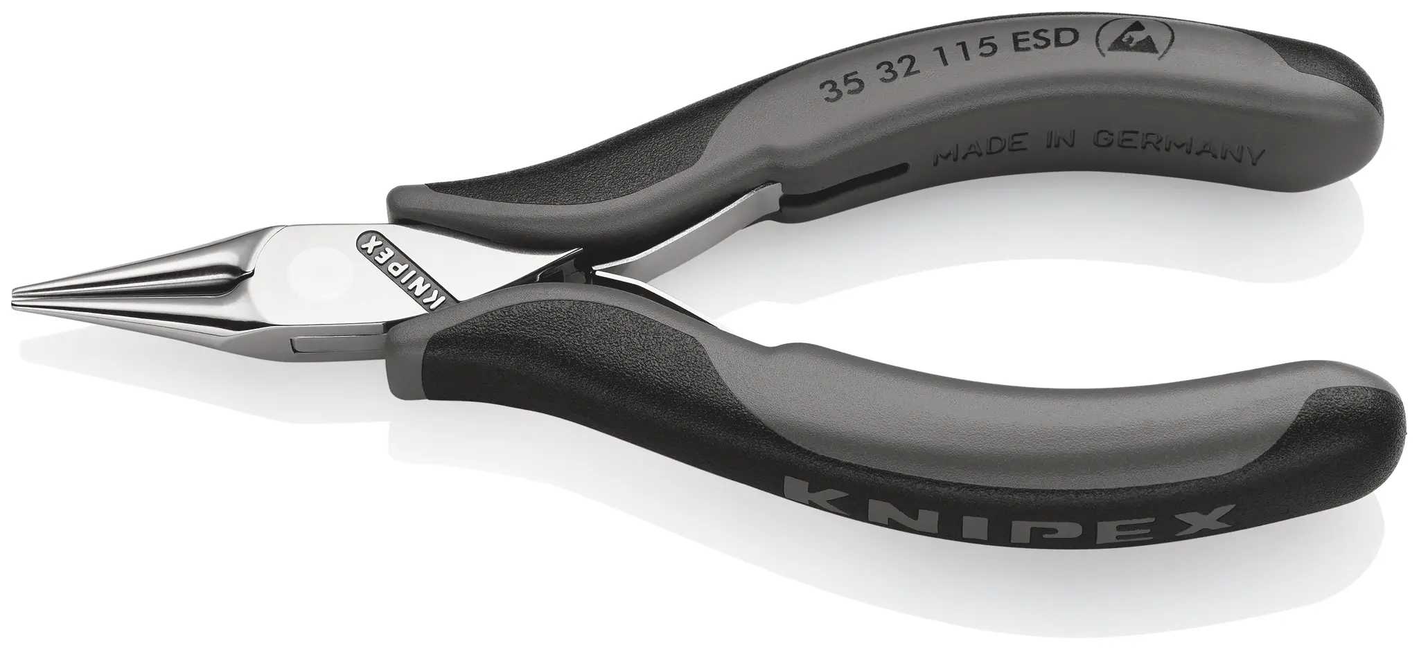 Produktfoto 1 von Knipex 35 32 Spitzzange / Backen 22.5mm 115 mm ESD-Sicherheit