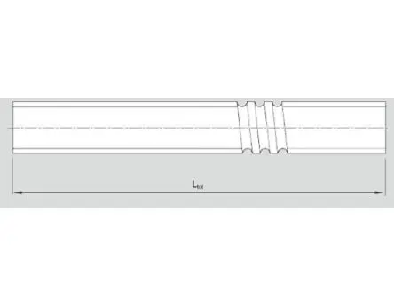 Produktfoto 1 von Bosch Rexroth Welle, Wellen-Ø 16 mm x 1500 mm