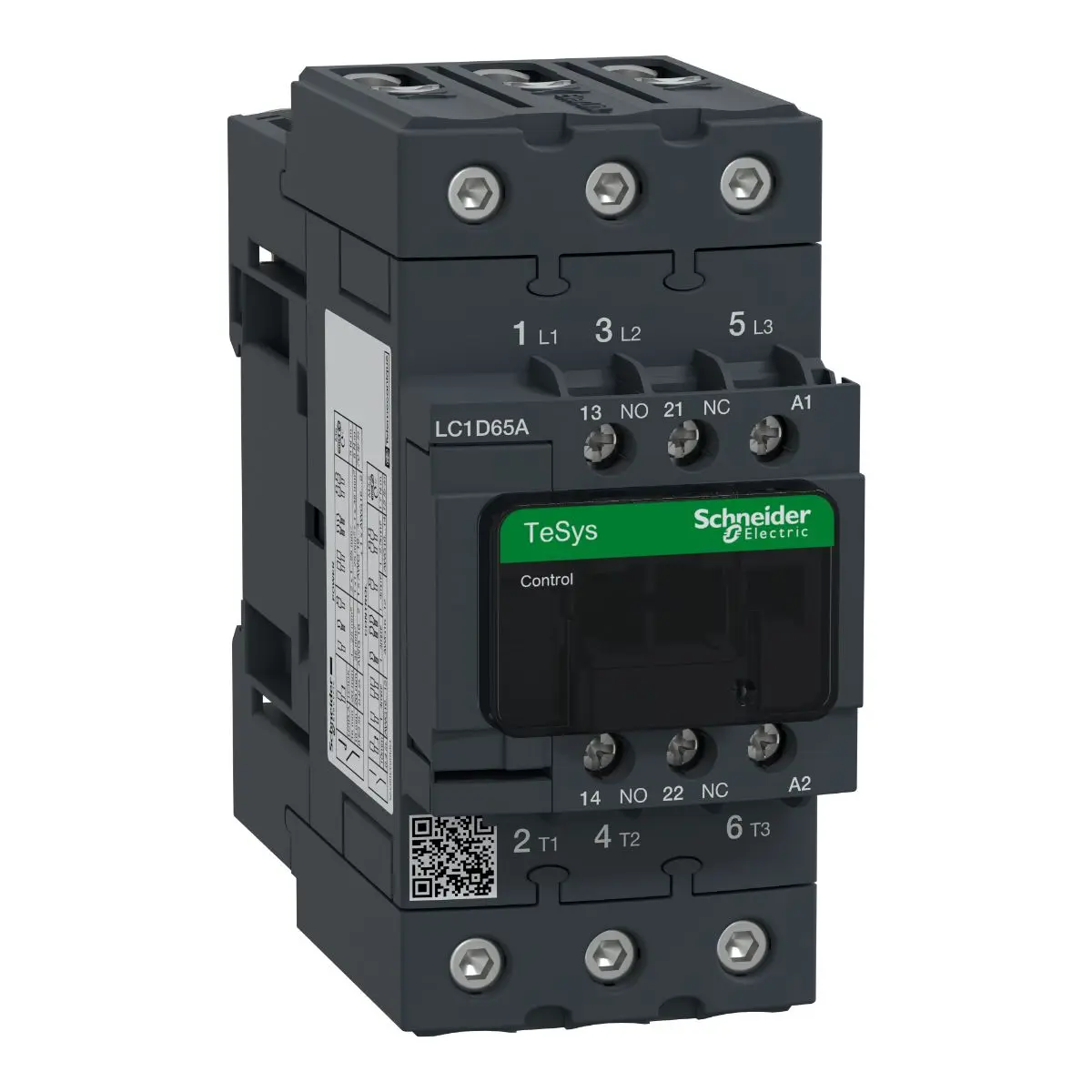 Produktfoto 1 von Schneider Electric TeSys D LC1D Leistungsschütz 115 V ac-Spule, 3 -polig , 690 Vac / 80 A 30 KW 3 Schließer