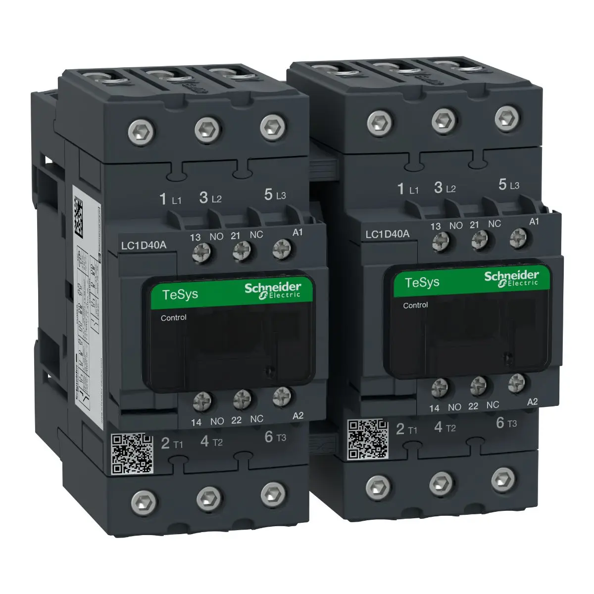 Produktfoto 1 von Schneider Electric TeSyS D Schütz 110V ac-Spule, 3-polig, 690V ac / 40 A 115V 8.5 kW 3 Schließer Motorsteuerung,