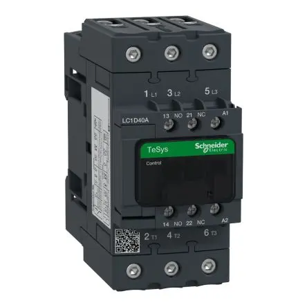 Produktfoto 1 von Schneider Electric LC1D Schütz 115V ac-Spule, 3-polig, 690V ac / 25 A 115V ac 18.5 kW 3 Schließer Motorsteuerung,