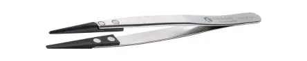 Produktfoto 1 von ideal-tek Edelstahl, Kunststoff Pinzette, 130mm Antimagnetisch 1-teilig ESD-Sicherheit