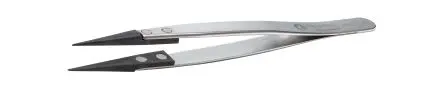 Produktfoto 1 von ideal-tek Edelstahl, Kunststoff Pinzette, 130mm, Spitze Fein Antimagnetisch 1-teilig ESD-Sicherheit