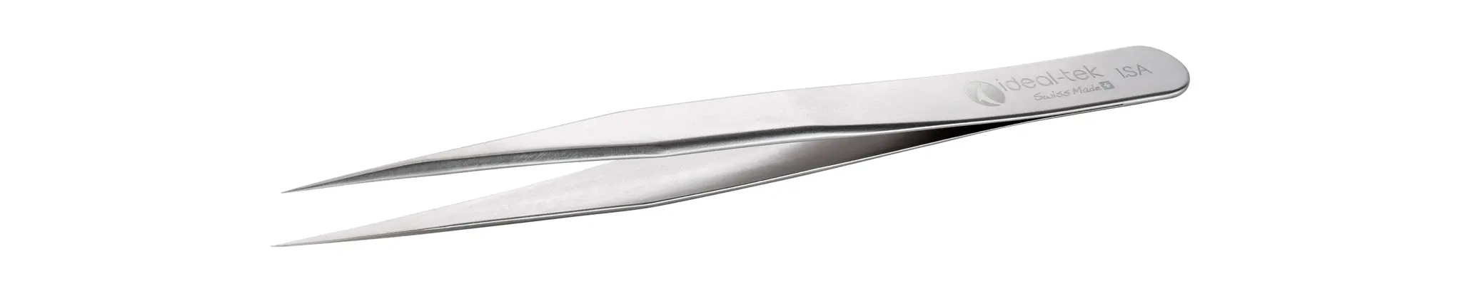 Produktfoto 1 von ideal-tek Edelstahl Pinzette, 120 mm Gerade Antimagnetisch