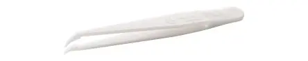 Produktfoto 1 von ideal-tek Kunststoff Pinzette, 115mm, Spitze Fein, Gebogen Antimagnetisch 1-teilig
