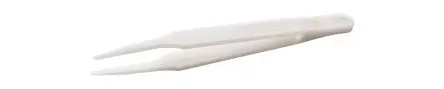 Produktfoto 1 von ideal-tek Kunststoff Pinzette, 115mm, Spitze Gerade, Rund, Sehr Fein, Flach Antimagnetisch 1-teilig