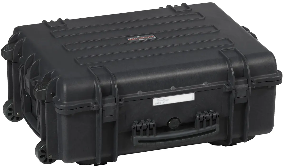 Produktfoto 1 von Explorer Cases Wasserdicht/Wasserbeständig Polypropylen Kunststoff Wasserdicht Transportkoffer Schwarz 262 mm, Außenmaße