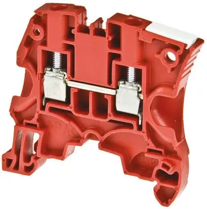 Produktfoto 1 von Entrelec ZS4 Anschlussklemmenblock für Durchkontaktierung 1 Rot, 4mm², 1000V ac Schraubbefestigung ATEX