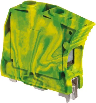 Produktfoto 1 von Entrelec ZS70 Schutzleiterklemme Grün/Gelb, 70mm², 1 kV ac / 192A, Schraubanschluss