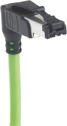 Produktfoto 1 von HARTING Cat.5 Ethernet-Kabel, 1.5 m, Grün U/FTP Stecker, A RJ45, B Nicht abgeschlossen, Polyvinylchlorid