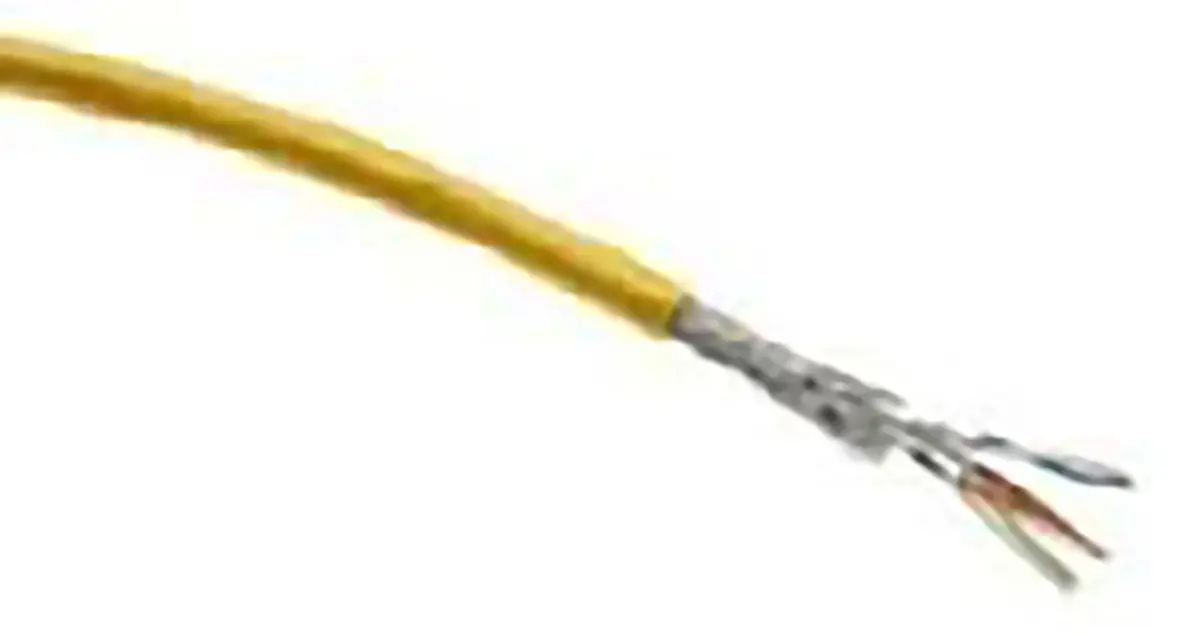 Produktfoto 1 von HARTING Kat. 6 Ethernet-Kabel, 100 m, Gelb Abgeschirmt Geschirmt, Aussen ø 6.9 mm Außen-ø , Polyurethan