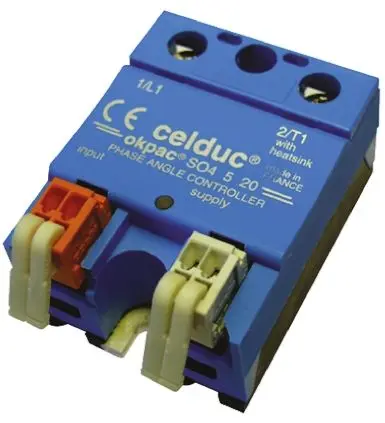 Produktfoto 1 von Celduc DIN-Hutschiene Halbleiterausgang, SPST 480 V ac / 50 A