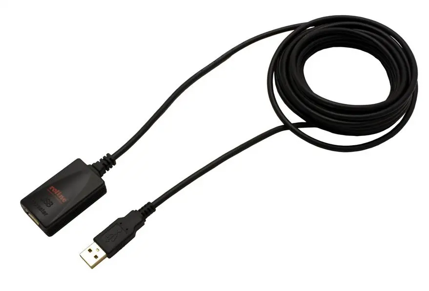 Roline USB-Verlängerungskabel, 5 m, USB 2.0, USB 1-Port