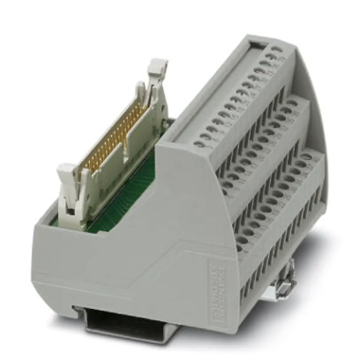 Produktfoto 1 von Phoenix Contact VIP-3/SC/FLK40 Schnittstellenmodul Flachbandkabel, Stecker, 40-polig, 60 V dc, DIN-Hutschiene 1A