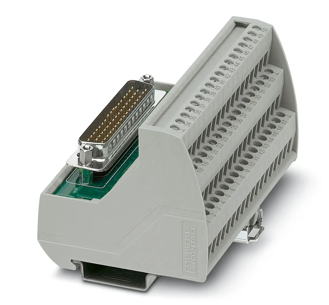 Phoenix Contact VIP-3 Schnittstellenmodul D-SUB, Stecker, 50-polig, 60 V dc, DIN-Hutschiene 2A