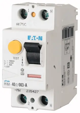 Produktfoto 1 von Eaton RCCB, 1+N-polig, 80A, 30mA Typ AC XBoard