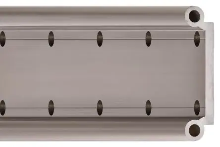 Produktfoto 1 von Igus Serie W, Lineare Führungsschiene, Aluminium eloxiert 74 mm x 600 mm 12800 N
