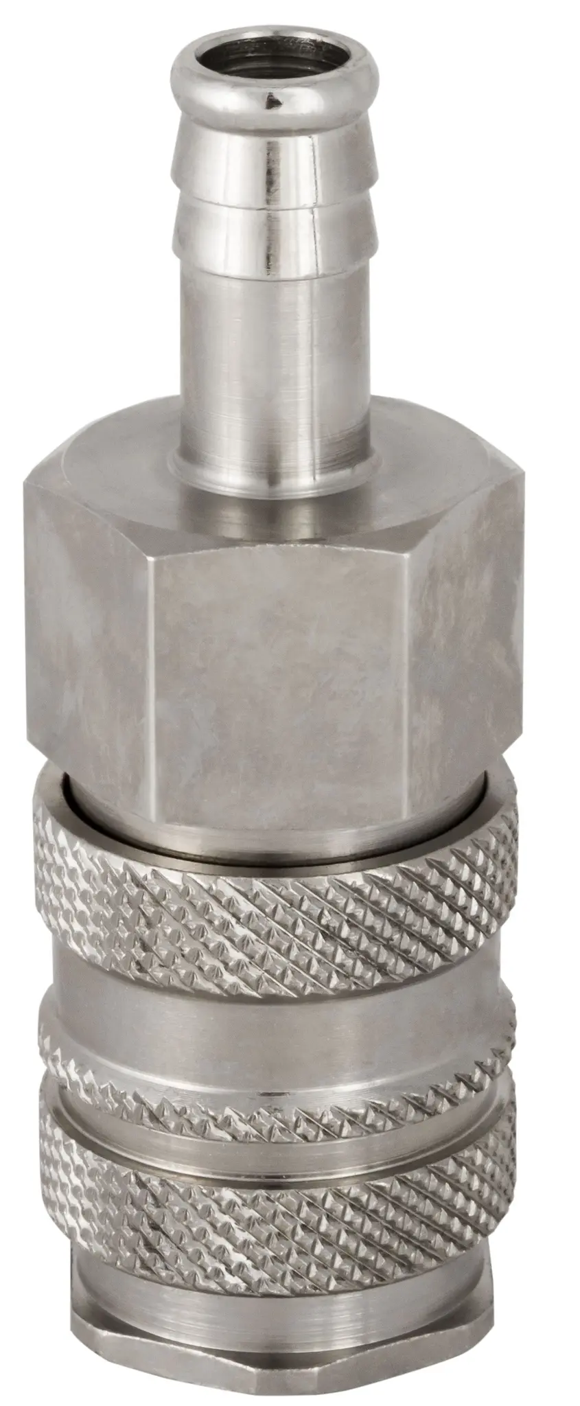 Produktfoto 1 von RS PRO Pneumatische Schnellsteckkupplung Stahl, Messing Stecker, Buchse, 10mm