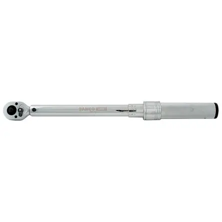 Produktfoto 1 von Bahco 12.7 mm Klick-Drehmomentschlüssel Vierkant 60 to 300 Nm, Länge 457 mm, 4%(Tightening), 6%(Reverse)