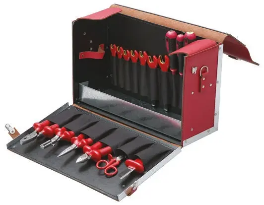 Produktfoto 1 von Bahco VDE 1000V zugelassen Elektriker Werkzeugsatz, Tasche 19-teilig