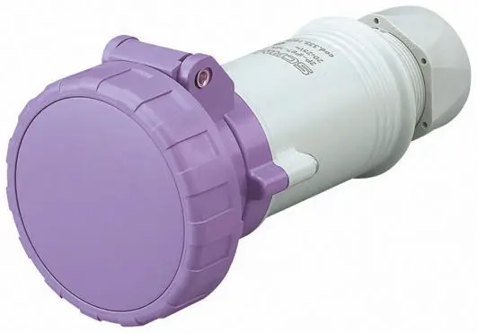 Scame IEC309 Leistungssteckverbinder Violett, 25V 2P / 16A, Kabel IP66, IP67