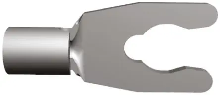Produktfoto 1 von TE Connectivity 531 Unisoliert Gabelkabelschuh B. 6.35mm, M3.5 22 AWG 16 AWG