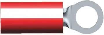 TE Connectivity PIDG Ringkabelschuh, Isoliert 26 AWG, Nylon, Rot, Weiß, 16 AWG max.AWG, aussen ø 5.54 mm, innen ø 3.68