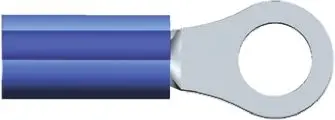 Produktfoto 1 von TE Connectivity PIDG Ringkabelschuh, Isoliert 16 AWG, Nylon, Blau, 14 AWG max.AWG, aussen ø 7.92 mm, innen ø 5 mm, M5
