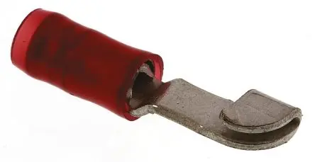 TE Connectivity PIDG Spleißverbinder, Messertrennung, Rot Isoliert, Ø 3.18 mm Zinn, Ges.L 22.3mm, 16 AWG max.