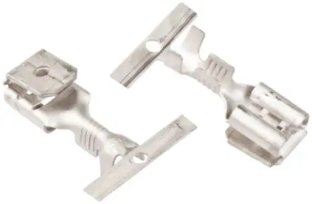 Produktfoto 1 von JST LPB Flachsteckhülse, Silber, Unisoliert, 6.35 x 0.8 mm, Buchse, 20 AWG min, 17 AWG