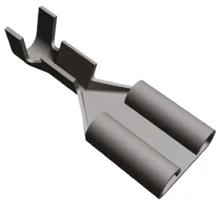Produktfoto 1 von TE Connectivity FASTON .250 Flachsteckhülse, Silber, Unisoliert, 6.35 x 0.81 mm, Buchse, 20 AWG min, 15 AWG