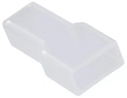 Produktfoto 1 von TE Connectivity Crimpkontaktgehäuse, Gr. 6.35 mm, Steckerbuchse, Polyethylen, Natur, 1-polig