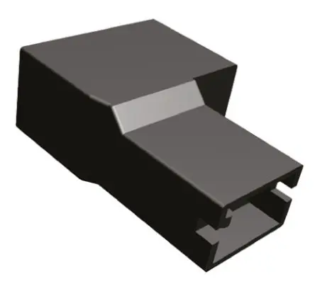 Produktfoto 1 von TE Connectivity Positive Lock .250 Crimpkontaktgehäuse, Gr. 6.35 mm, Stecker, Nylon, B 6.35 mm, Natur, 1-polig